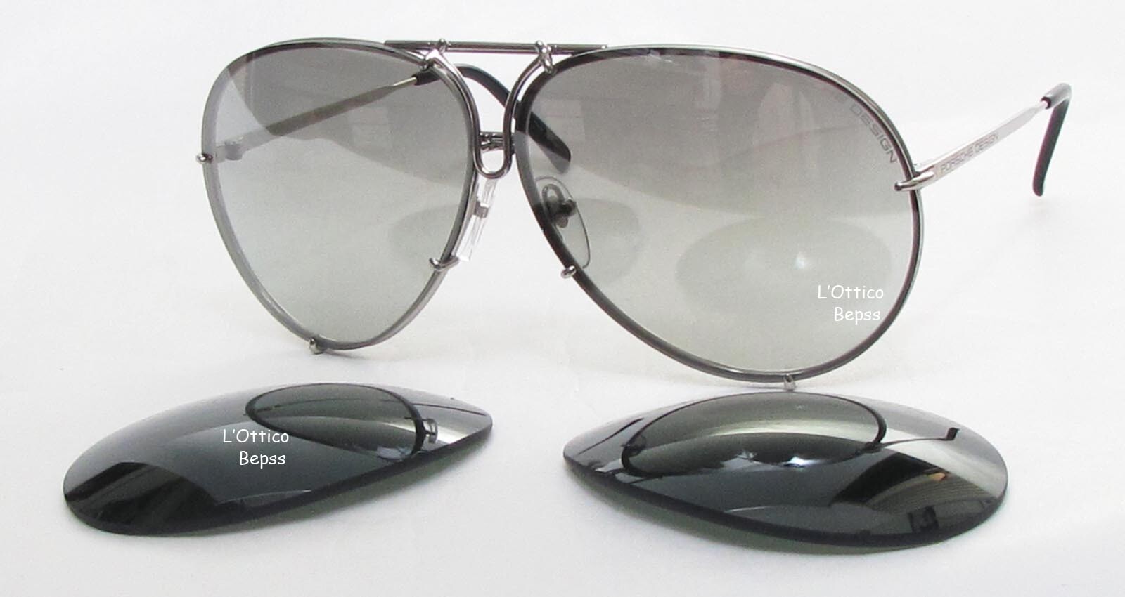 Porsche Design P8478 Titanium Original Sunglasses Occhiali da sole lunettes  | Acquisti Online su eBay