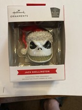 Nightmare Before Christmas SANTA JACK SKELLINGTON ORNAMENT Hallmark Disney NEW