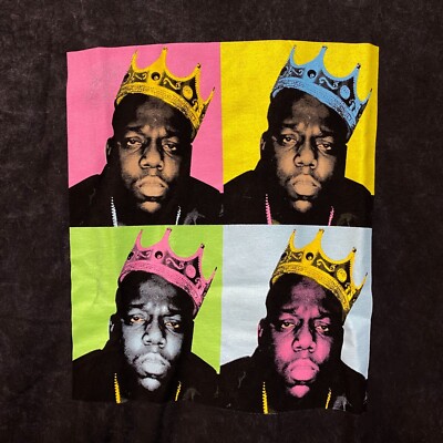 The Notorious BIG King of New York Pop Art Hip Hop Tee XL | eBay