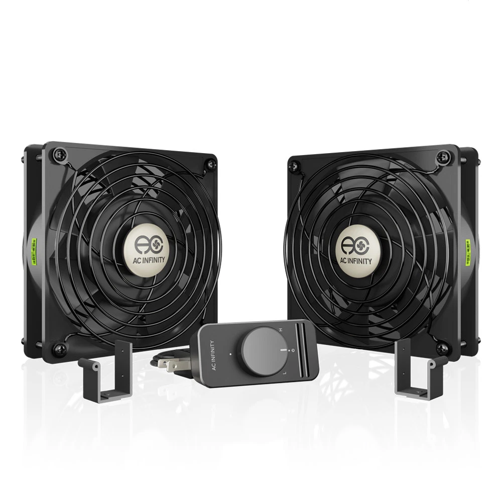AXIAL S1225D, Dual 120mm Muffin Fan Doorway, Room to Room, Wood Stove,  Fireplace | eBay