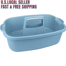 Commercial Large Plastic Storage Carry Caddy for Cleaning Products Spray Bottles