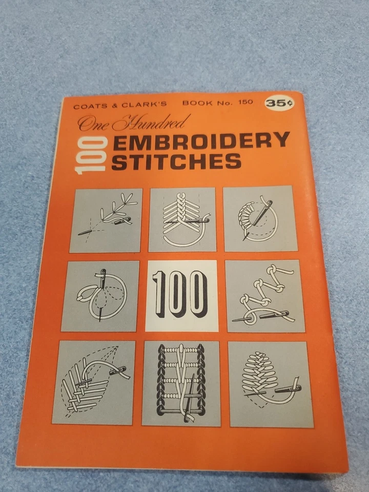 Coats & Clarks 100 Hundred Embroidery Stitches #150 1964 Vintage  - Image 2 of 3