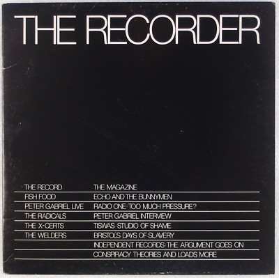 THE RECORDER: Various Art Rock, Peter Gabriel UK New Wave, Echo Funnymen