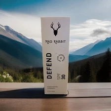 Mad Rabbit Defend Tattoo Sunscreen- SPF 30 100mL Tube- (NEW IN BOX)