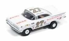 Rare 16 Autoworld Thunderjet 27 Junior Johnson 59 Impala HO Slot Car Run on AFX