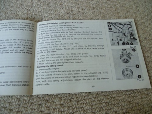 Original Puch Maxi Owner's Instruction Manual Service Book 1971 - LOOK! - Picture 3 of 5