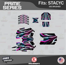 Graphics Kit for STACYC 16E Brushed Electric Bike Prime-magenta