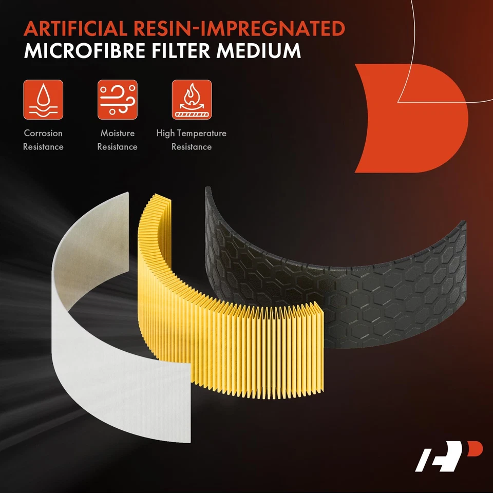 Filtro de aire de motor A-Premium para Ford Falcon 1962-1967 Galaxie LTD Mercury Comet Foto 3 de 4