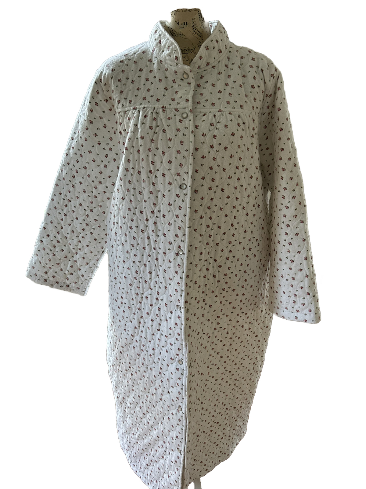 Vermont Country Store Flannel Quilted Robe Size 2X … Gem