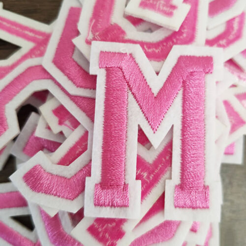 26pcs A-Z Alphabet Letters Patches Iron on Applique Sewing Badge DIY Clothing - Picture 28 of 68