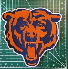 Chicago Bears HUGE 10" Jacket Size Iron/Sew On Embroidered Patch ~FREE Shipping!
