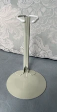 Kemper DOLL STAND LIGHT TAN COLOR METAL COATED WIRE  4.5" Base/Height 7-11.5"