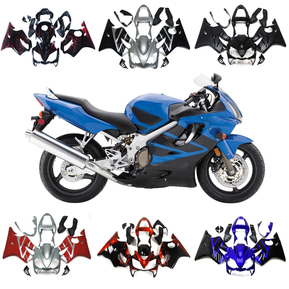 Kit de carenados de inyección para Honda CBR600F4i 01 02 2001-2003 carrocería de plástico ABS Foto 2 de 4