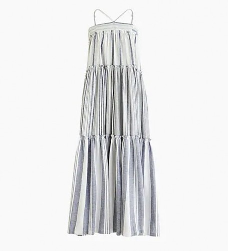 J Crew Women's Chambray cover-up dress 