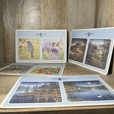 👑 VINTAGE 8 Set Uncut Boys Town Coasters 8 Square  Size 3.5" x 3.5"