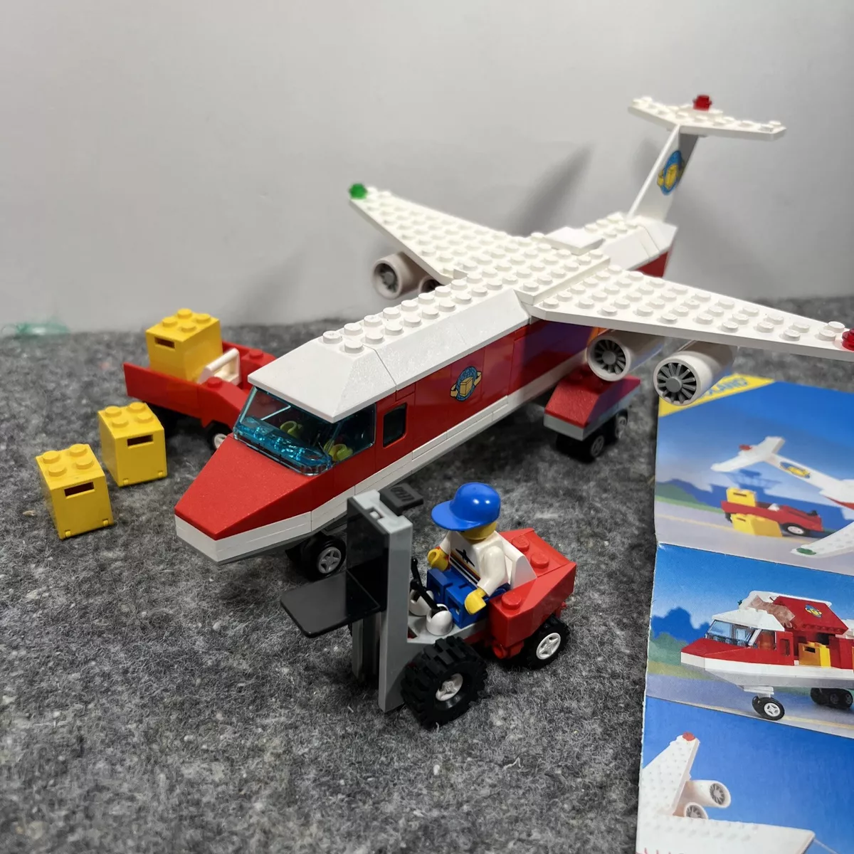 skarp bid boble Complete Lego 6375 Trans Air Carrier airplane jet airport w/ instruction  manual | eBay
