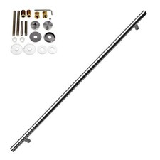 Long Door Pull Handle Stainless Steel Entrance Bar Composite Office Timber Entry