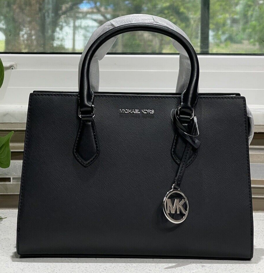 MICHAEL KORS SHEILA MEDIUM SATCHEL SHOULDER BAG PURSE TOTE LOGO MK