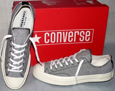 Converse 161372C ALL STAR Chuck 70 OX Canvas Schuhe Sneaker 42,5 Schwarz Egret