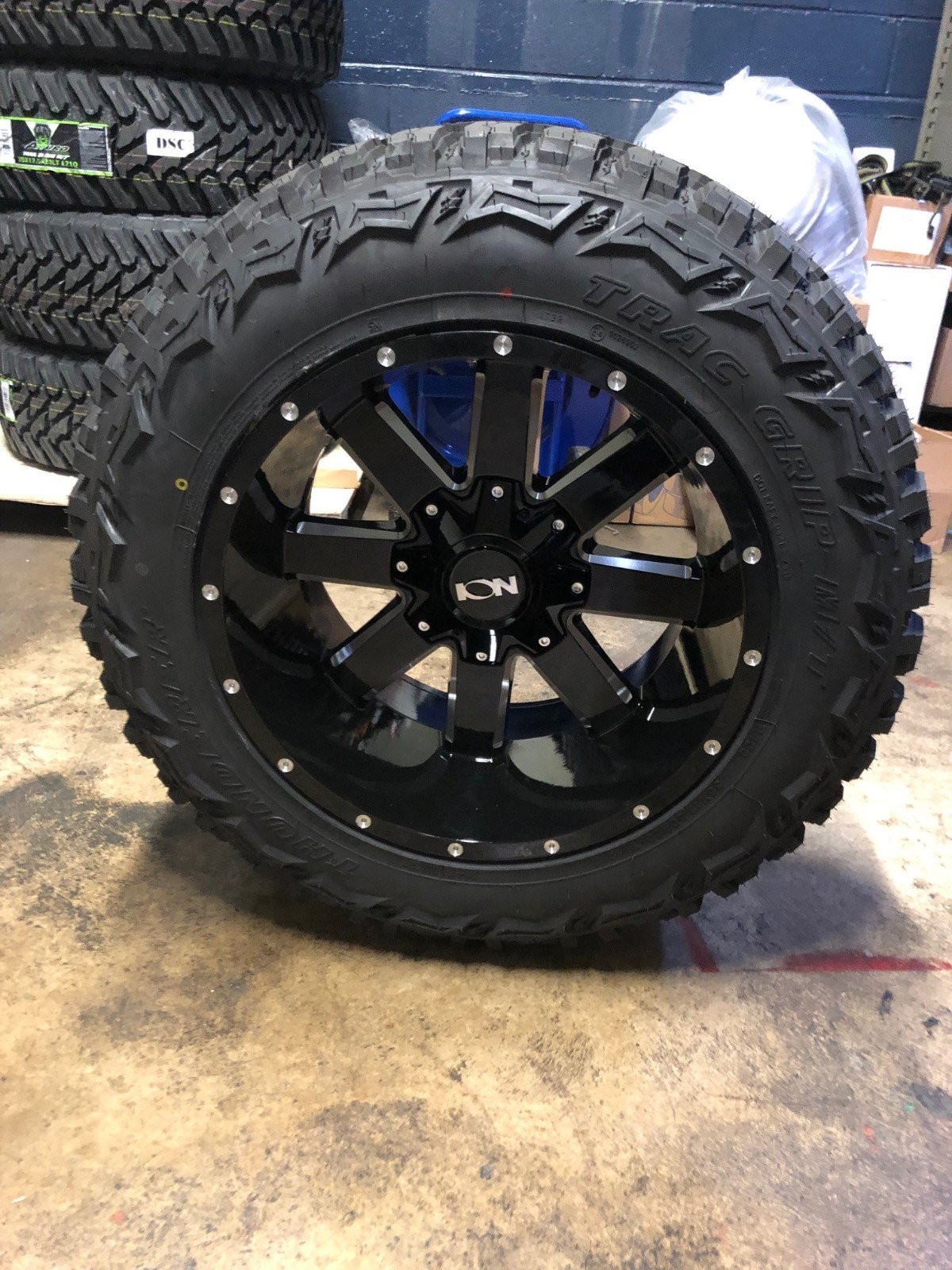 20x12 ION 141 Black 35" MT Wheel & Tire Package 5x5.5 Dodge Ram 1500 eBay