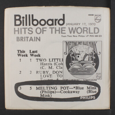 Blue Mink 7inch 2枚セット　Melting Pot HOL Blue Mink - Melting Pot - Amazon.com Music
