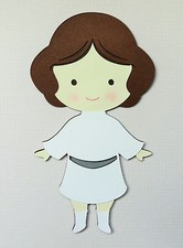 Star Wars Princess Leia Paper Die Cut Scrapbook Embellishment