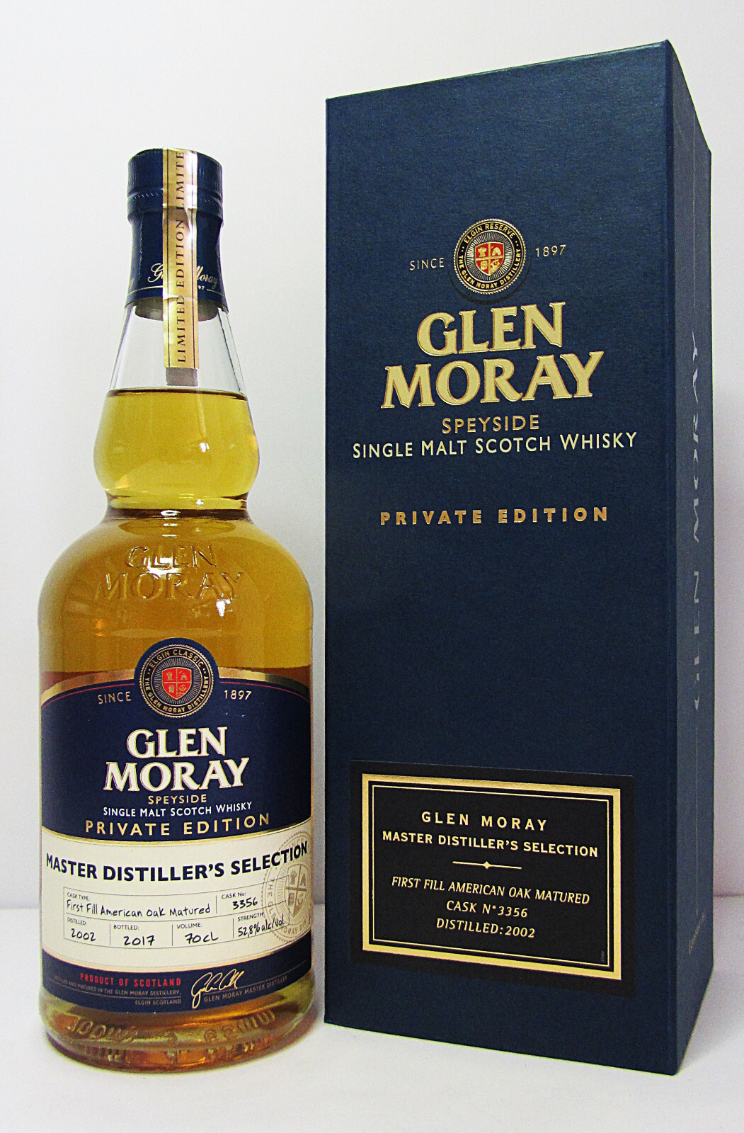 (228,57€/L) 0,7L Glen Moray Private Edition | Speyside Single Malt Scotch Whisky