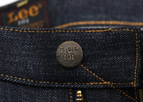 Lee 101 Z Jeansy męskie 13 3/4oz Japoński Selvedge Denim Made in Italy Sanforized - Zdjęcie 9 z 23