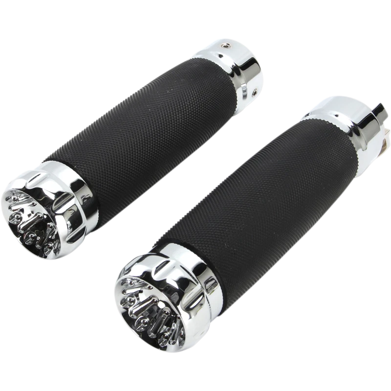 Trask Performance - TM-6022CH - V-Line Billet Grips, Chrome - Image 2 of 2