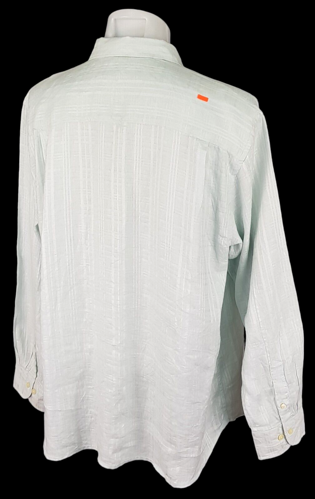 TOMMY BAHAMA Mens 100 LINEN Sky Blue L/S EVENING SHIRT U/Soft XL 52" £109 eBay