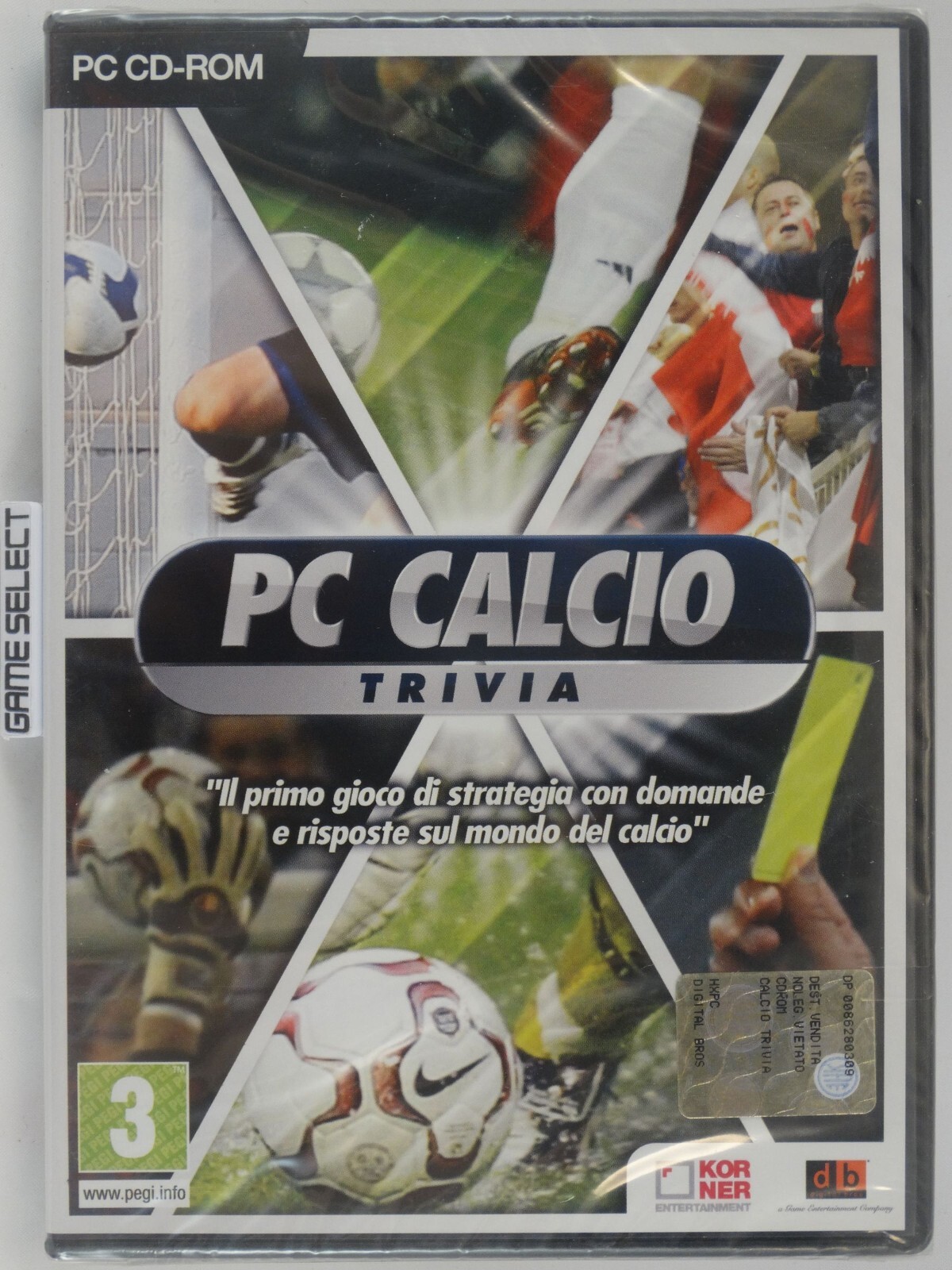 PC CALCIO TRIVIA PC COMPUTER EDIZIONE FISICA ORIGINALE ITALIANO NUOVO SIGILLATO