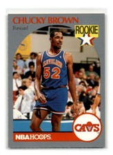 1990-91 Hoops - #71 - Chucky Brown RC - Cleveland Cavaliers