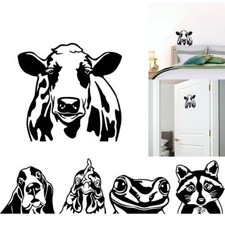 Animal Black Die Cut Decal Vinyl Wall Stickers For Door Window Home Office Car