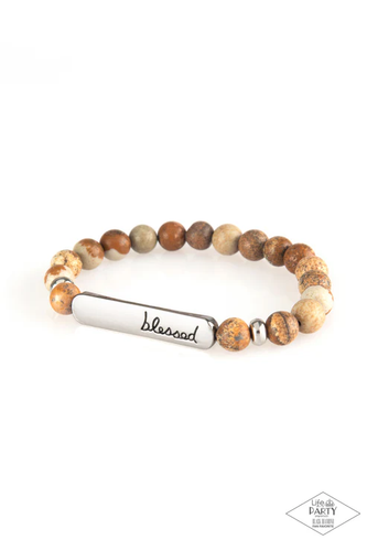 Paparazzi: Born Blessed - braunes Armband - Bild 2 von 2