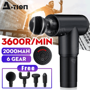 Massage-Gun-Percussion-Massager-Muscle-Vibrating-Relaxing-Like-Hyper-volt-Black