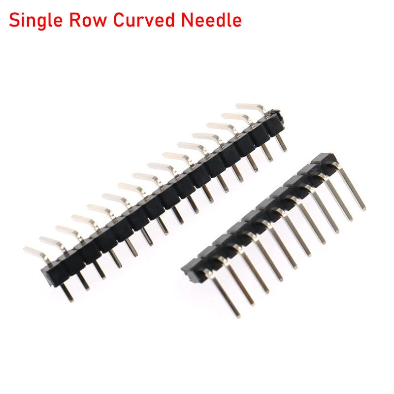 2.54mm Pitch 2*2-2*40 Pins PCB Male Header Pin Connector Double Or Single Row - Image 4 of 4