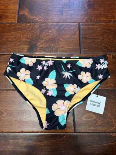 Hurley Flounce Girls 7-16 UPF 50+ Bikini Top And Bottoms Swimsuit Set Size 14 - Picture 3 of 6