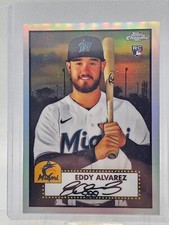 2021 Topps Chrome Platinum Anniversary Eddy Alvarez Chrome Refractor RC
