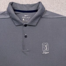 Nike Golf Performance Polo Shirt Men's Medium Blue TPC Sawgrass Embroidered