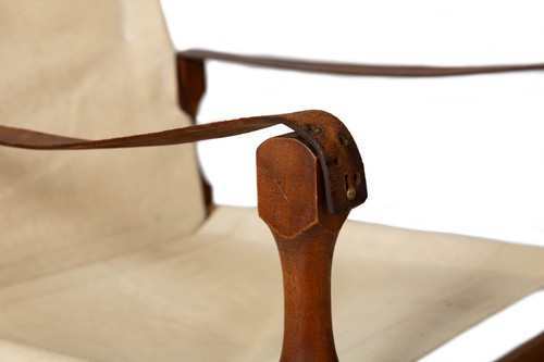 Sillón “Safari” antiguo británico antiguo antiguo antiguo de campaña de Roorkhee - Imagen 20 de 24