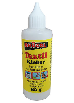 1 X 80 G Textilkleber Zum Kleben Von Stoff Und Leder Textilleim Von Brucol Ebay