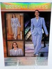 2025 Panini Caitlin Clark Chronicled Dress for Success Silver Holo #70 Fever