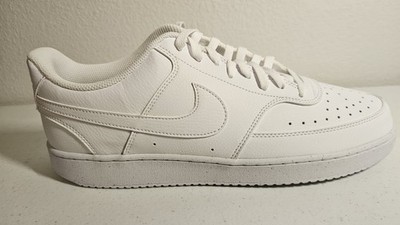 Size 14 - Nike Court Vision Next Nature Low Triple White