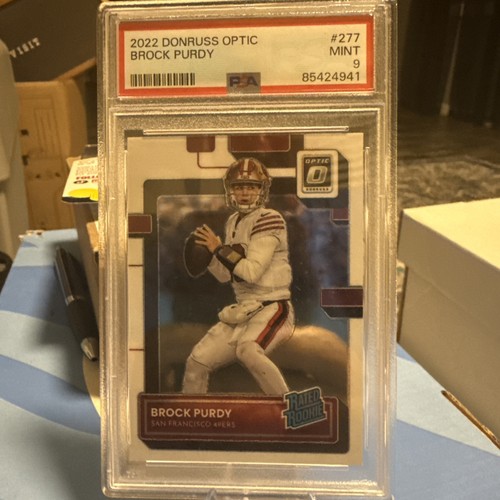 2022 Donruss Optic Brock Purdy PSA 9 Rated Rookie San Francisco 49ers RC #277