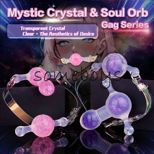 Soft Silicone Mouth Gag Plug Dilator Ball Gag Adjustable Straps Gag BDSM Woman