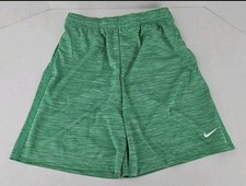 Boys Youth Nike Dri-Fit Athletic Shorts Stadium Green/Pure /White XS,S,M,L,XL
