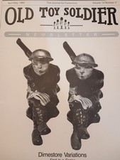 Old Toy Soldier Newsletter Magazine April-May 1989 Vol 13 No.2