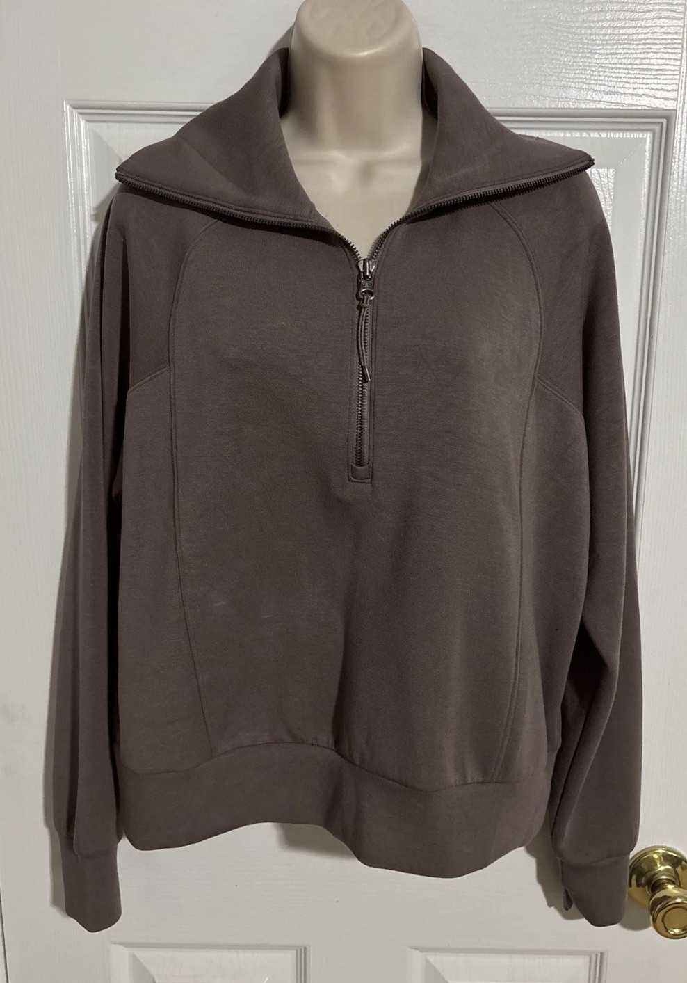 Spanx AirEssentials Lightweight Half Zip Sweatshi… - image 1