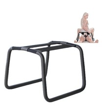 Steel Sex Chair with Bouncing Function Straps EffortSaving Intimate Furni...