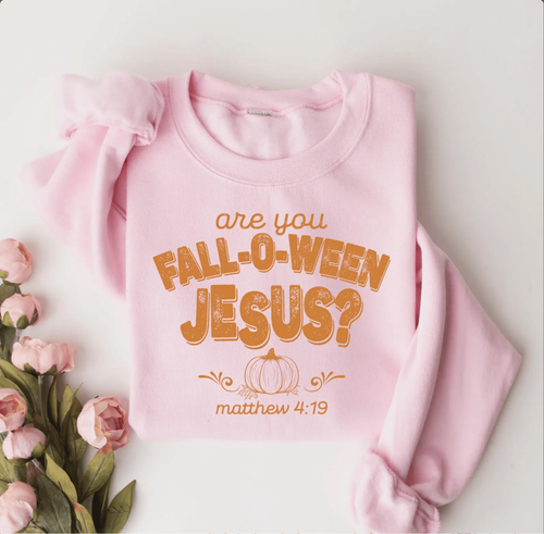 Are You Fall-O-Ween Jesus Sweatshirt Christian Fall Sweater - Picture 33 of 33